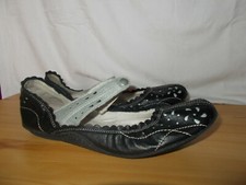 Chaussures plates babies ballerines cuir noir PATAUGAS 39