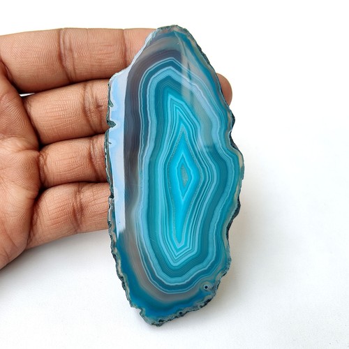 Tranche agate bleu - tranche,