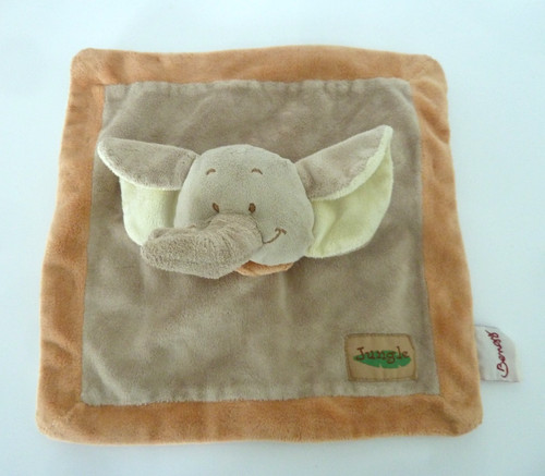 Doudou plat bengy - doudou, elephant