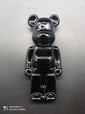 Magnifique Ours Bearbrick  Noir en cristal de BACCARAT,figurine,Art Toy, signé .