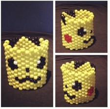 Pikachu pokemon raver kandi cuff EDM 
