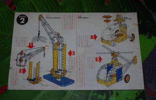 Meccano notice montage - notice, n°