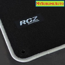 Tapis Peugeot RCZ Sport Coupé Depuis 2010 Velours Edition Logo Brodé NEUFS