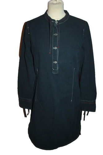 Robe courte jeans femme - robe,