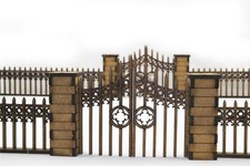 Clôture gothique avec - , des
