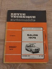 Revue Technique Renault 16 TX R 16 citroen 2 CV 4 6 250 400 AK evolution 71 74