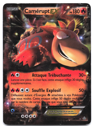Carte pokémon camérupt - pokémon,