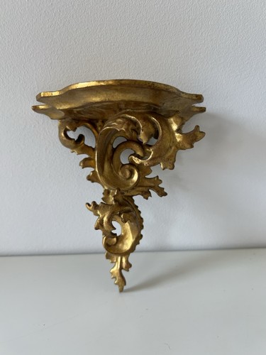 Console murale applique bois