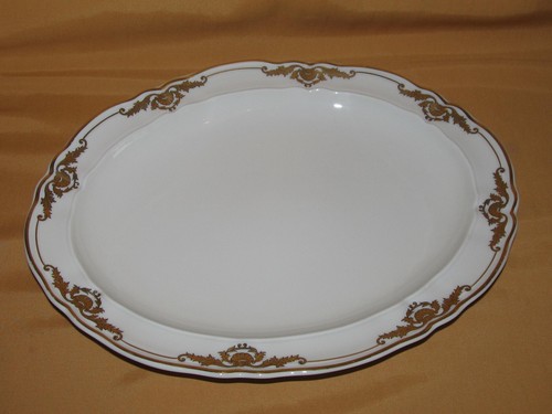Plat ovale porcelaine - , de