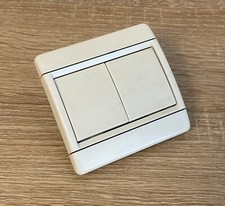 ARNOULD CLUB - Interrupteur double Va et Vient Blanc