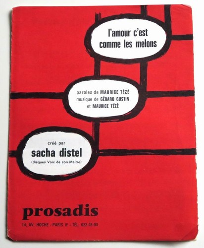 Partition vintage sheet music