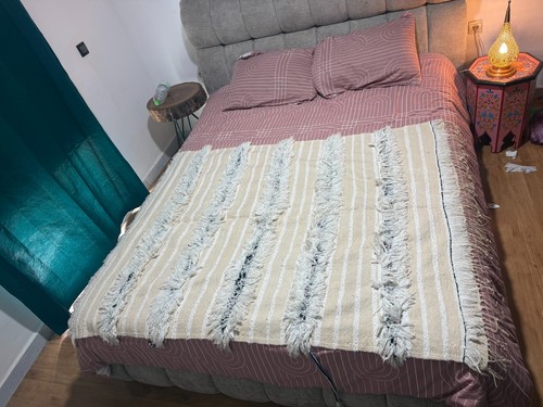 Moroccan blanket vintage - blanket,