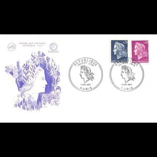 Fdc 619 la république - 619,