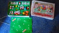 ancien jouet boite jeu premier age fermier au champ educalux tracteur animaux