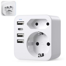 6 en 1 Adaptateur Prise France