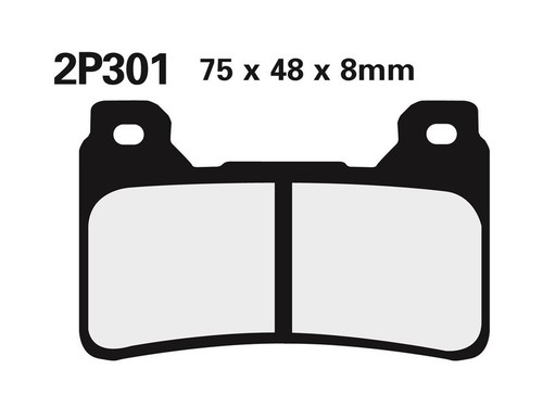 Plaquettes frein moto - , avant