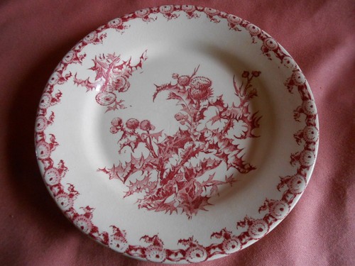 Très ancienne assiette gien - ancienne,