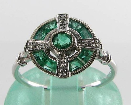 9ct blanc croix celtique - or,