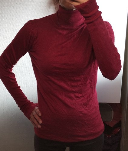 Haut pull col roulé naf - roulé,