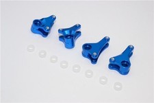 GPM Traxxas 1/16 E-Revo Aluminium Dämpfer-umlenkhebel Anodisé V/H Bleu (4 Pcs