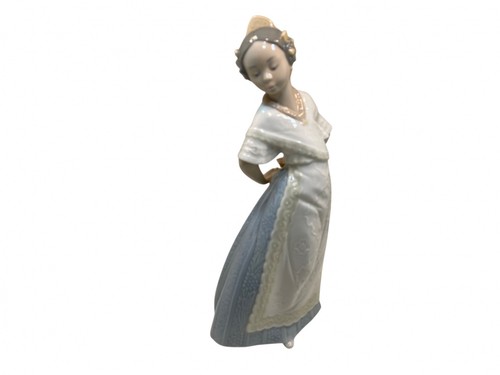 Figurine porcelaine lladro nao - figurine,