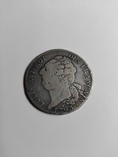 ECU DE 6 LIVRES 1793 BB ROI DES FRANCAIS RARISSIME