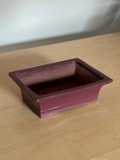 Pot de bonsaï en terre rouge