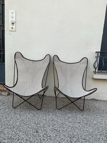 Paire fauteuils butterfly - de,