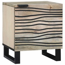 Cabinet de chevet Bois d'acacia massif Table nuit Mobilier chambre vidaXL vidaXL