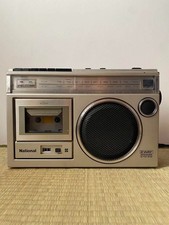 National Panasonic RX-1650 AM/FM Radio Cassette Tape Portable Boombox Retro JUNK