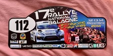 PLAQUE RALLYE AUTOMOBILE -