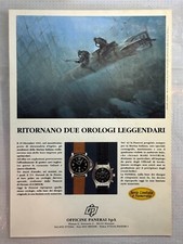 OFFICINE PANERAI SpA Pre-Vendome Vintage 1993 Luminor Logo & 1993 Mare Nostrum
