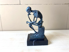 Sculpture penseur squelette - sculpture,