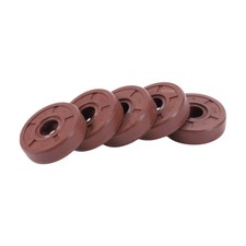 Joint TC Double Lèvre Ressort Acier 8x26x7mm Caoutchouc Fluoré Marron 5 Pcs
