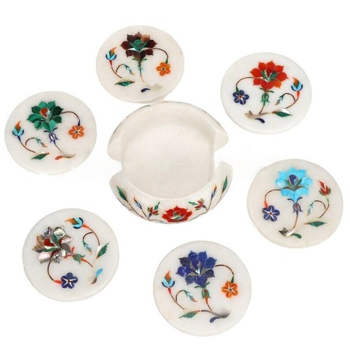 Luxury natural marble coasters - marble,