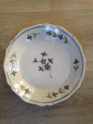 Assiette faience xviii xixéme - assiette,