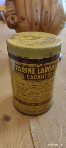 Boite metal vintage - vintage, farine