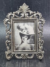 Mini Cadre Photo Vieux Métal Argenté 1000 CM Interne CM 6 x 4,5