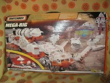 Vintage 90s Ancien COFFRET MATCHBOX MATTEL MEGA-RIG CAMION-BASE SPATIALE 1997