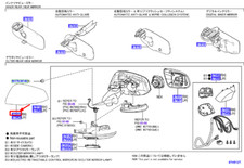 Coque de rétroviseur avant