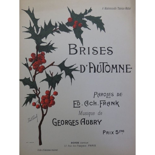 Aubry georges brises - aubry, d'automne