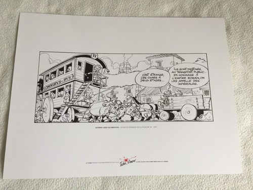 Sérigraphie astérix chez les - chez,
