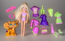POLLY POCKET Fashion Polly : Lot Poupée Et Vêtements