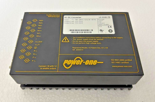 Power one ls5540 - power-one, ls5540-7r