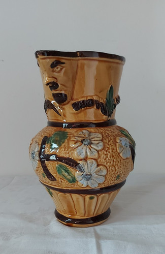Pichet barbotine ancien - barbotine,
