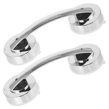  2 Pcs Barres D'appui De Salle Bain Poignées Porte À Ventouse Pour Toilettes
