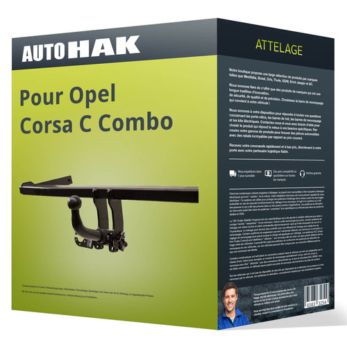 Attelage pour opel - corsa, c