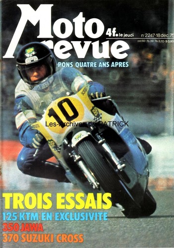 Moto revue 2247 suzuki - rm, 370