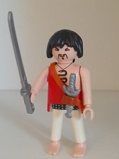 Playmobil capitaine pirate pour voilier bateau ile phare vintage soldat barque