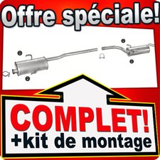 Ligne pot d'échappement pour